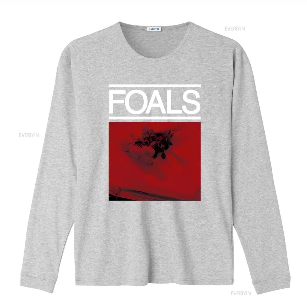 Foals Red Roses Print Mens T Shirt Stylish and Official Design vintage Washed Comfortable Slightly Stretched Unisex Soft