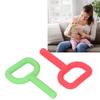 2 Handheld Chew Chewable Silicone Sensory Teething Toys for Encourages Chewing and Lower Back Suitable for Ages Year Toys, D-Shaped Babies, Function,