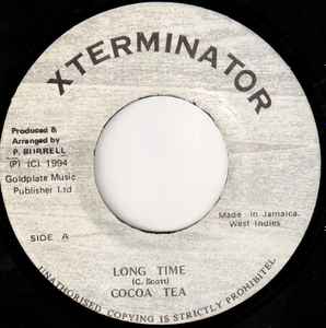 7inch Record COCOA TEA - Long Time none Xterminator 1994 Jamaica Reggae, Ska & Dub Used