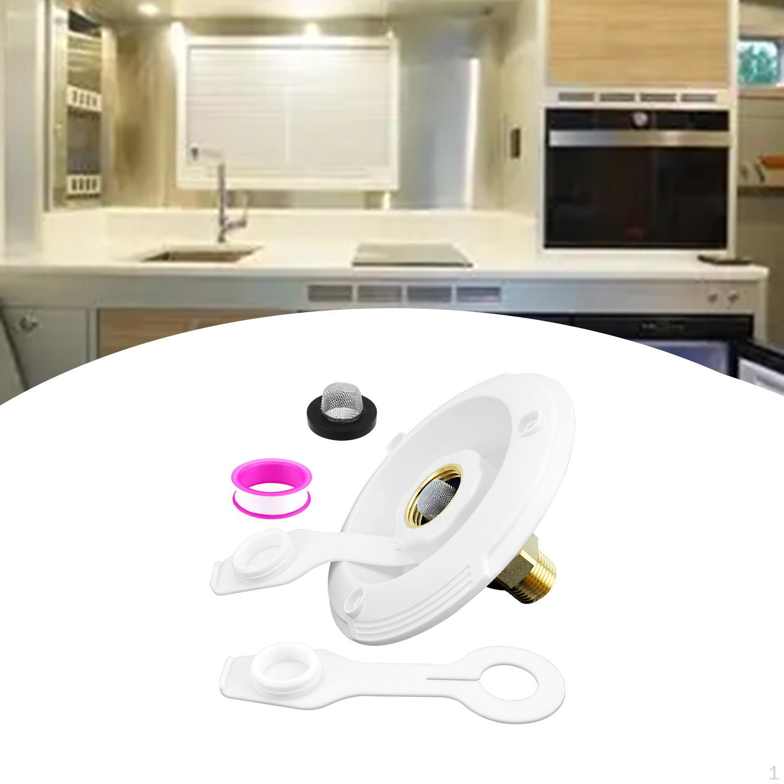 

Впускной патрубок для залива городской воды 3/4 NH внутренняя резьба на 1/2 NPT наружная резьба латунный заподлицо соединитель для Style A белый