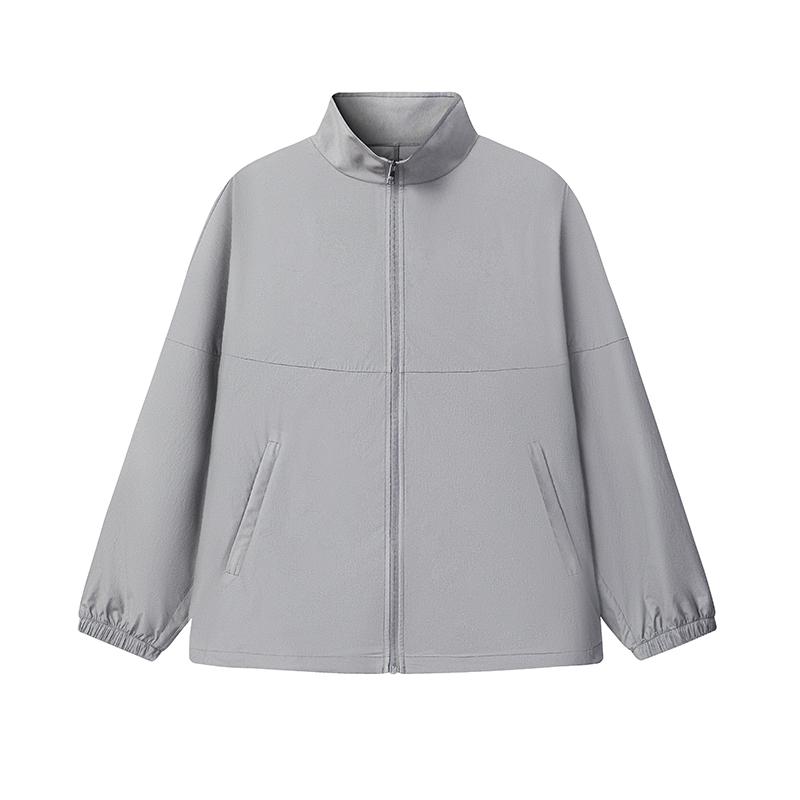 FILA Milano Series Simple Versatile Jacket Women jackets Dark-Gray F11W625715FDY S