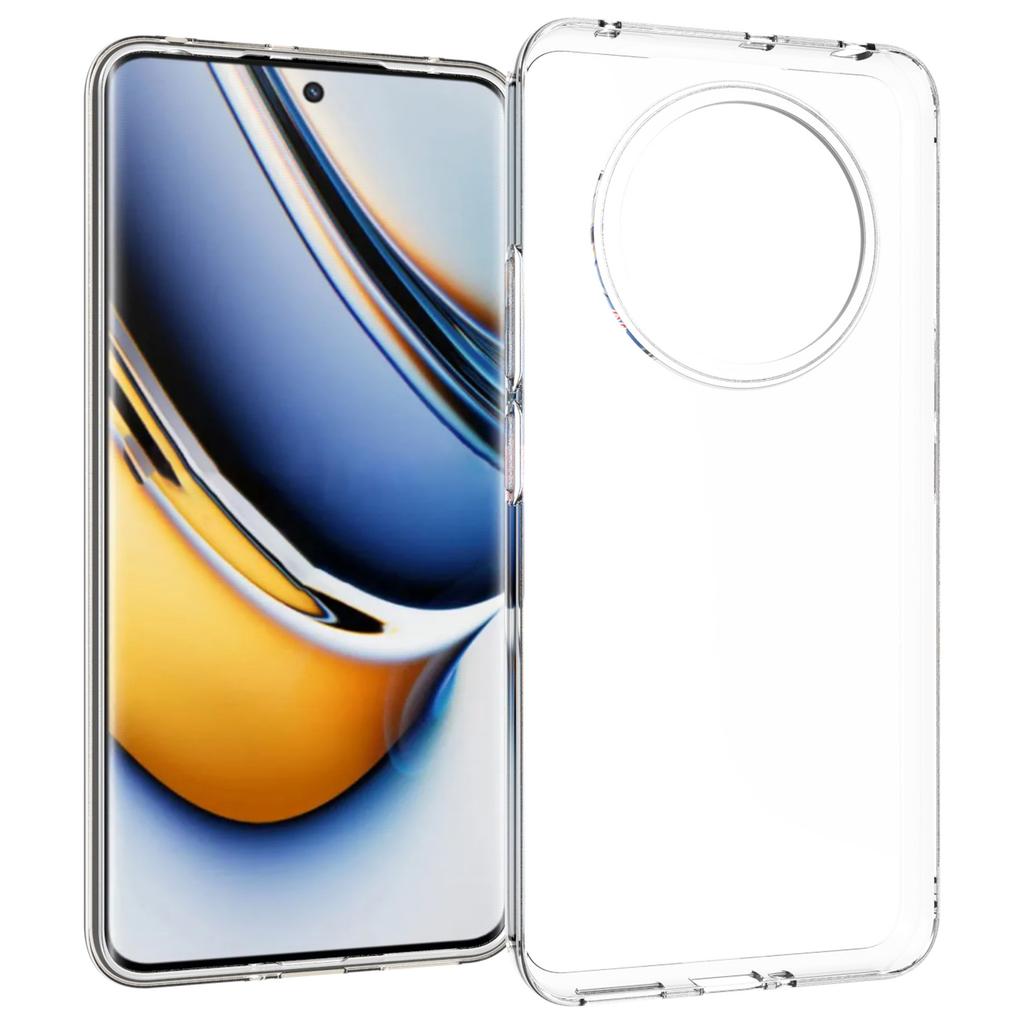 10Pcs/Pack for Realme Narzo 70 5G/Narzo 70 Pro 5G/P1 5G/12 4G/12+ 5G Clear Case Watermark-Free TPU Protective Cover