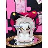 Anime Der verrückte Zirkus Pierrot Langohren Hut 20cm Sitzende Haltung Figuren Kissen Weicher Körper Maskottchen Plüschtiere Kissen Sofakissen
