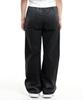 CREAM SODA LAB Pigment Cut-Out Rivet Cotton Elastic Waist Pants Black