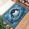 Animal drilling black panther Carpet Rug for Living Room Bedroom Home Sofa Decoration,Kids play Non-slip Floor Mat