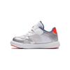 Anta Kids Synthetic Leather Comfortable Non-Slip Low-Top Walking Shoes Baby Shoes Silver Orange A12430076-1