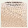 Beige Zipper Mesh Storage Bags Tear Resistant Breathable Visible Organizer for Business Trip Toiletries Makeup Storage