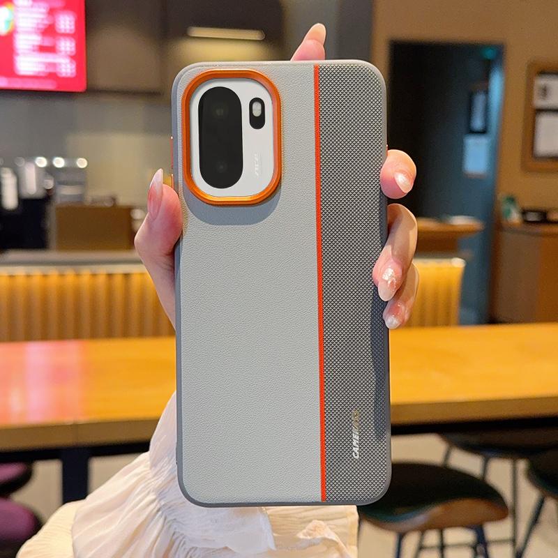 For OnePlus Ace6 Case Individual Metal Keys Different Leather Textures Good Grip Trendy Case Cover