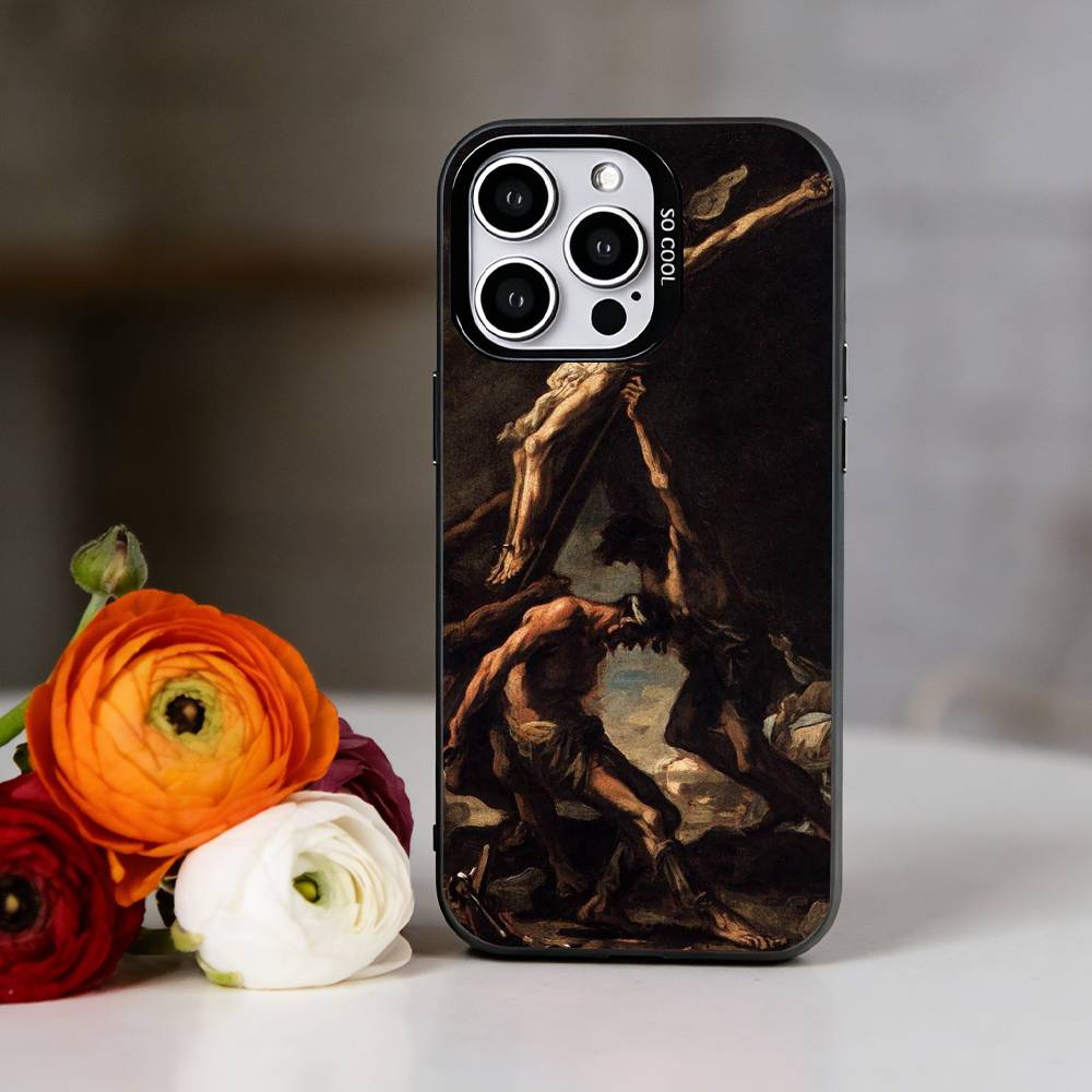 Caravaggio Paintings Phone Case For iPhone 17,16,15,14,13,12,11 Plus,Pro Max,XS,Colorful Silver Phone case Funda Cover iPhone16se4
