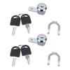 File Cabinet Lock Key Set with Random Keys Modern Lock Designs Simple To Use for Enhances Security & Easy Installation