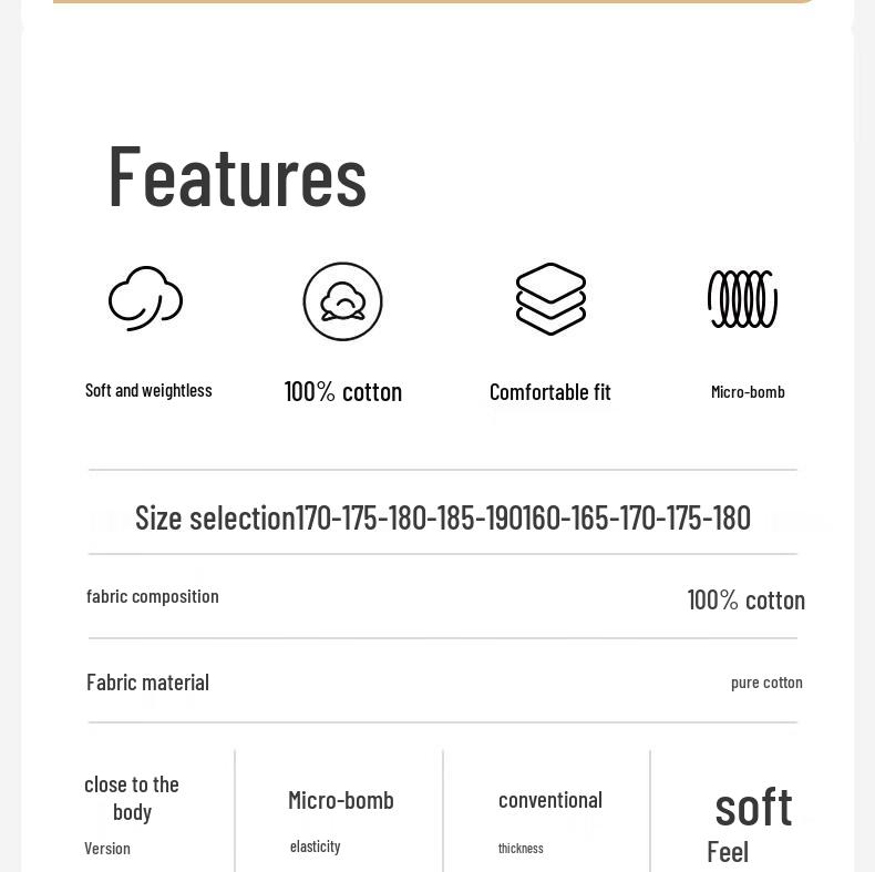 Dingguagua Reine Baumwolle Halbhoher Kragen Thermounterwäsche-Set