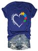 New Womens shortsleeved casual Tshirt accept understand love printed summer fashion loose top with shortsleeved pullover