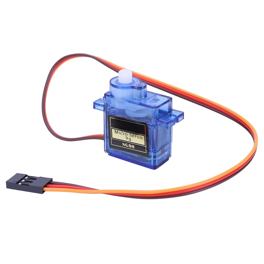 50-1Pcs SG90 9G Micro Gear Servo Motor Fixed-Wing Servo Motor Controls 180/360 Degrees for Rc Helicopter Toy Airplane Aircraft
