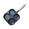 Cast Iron Multi-Hole Breakfast Pan for Eggs, Burgers, and Dumplings