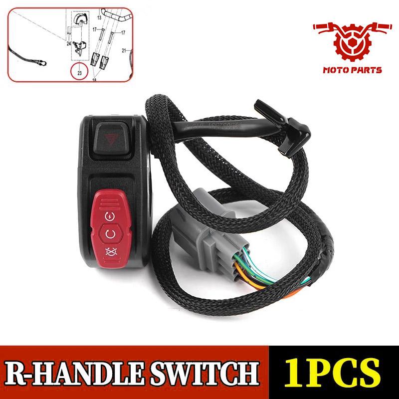 For CFMOTO 450MT Left Right Handlebar Switch Motorcycle Accessories CF Moto 450CLC MT Handlebar Switch Starter Horn Handle Part Right
