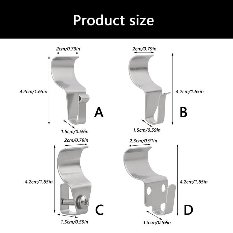 Practical Stainless Steel Hooks Vinyls Coated Hanger For Secure Hanging Bathroom Kitchen And Outdoors