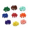10-200pcs Mixed Acrylic Plastic Smooth Round Ball Spacer Beads 6 8 10 12MM Pick Size For Jewelry Making Accessories