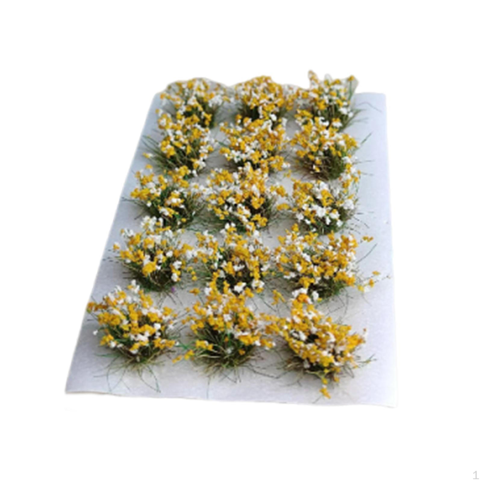 

Сделай сам Миниатюрный Цветочный Клок Искусственная Модель Травы Разноцветный Декор Группы Растительности Пучки Yellow