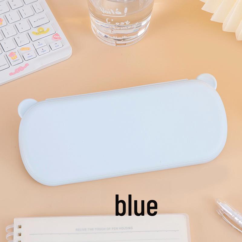 

Мультяшный пенал-органайзер с мишкой - Большая вместимость, высококачественное хранение для детей синий