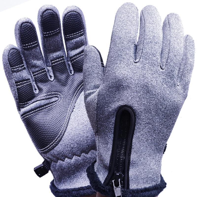 Motorcycle Gloves Moto Gloves Winter Thermal Fleece Lined Winter Waterproof Touch Screen Non-slip Motorbike Riding Gloves