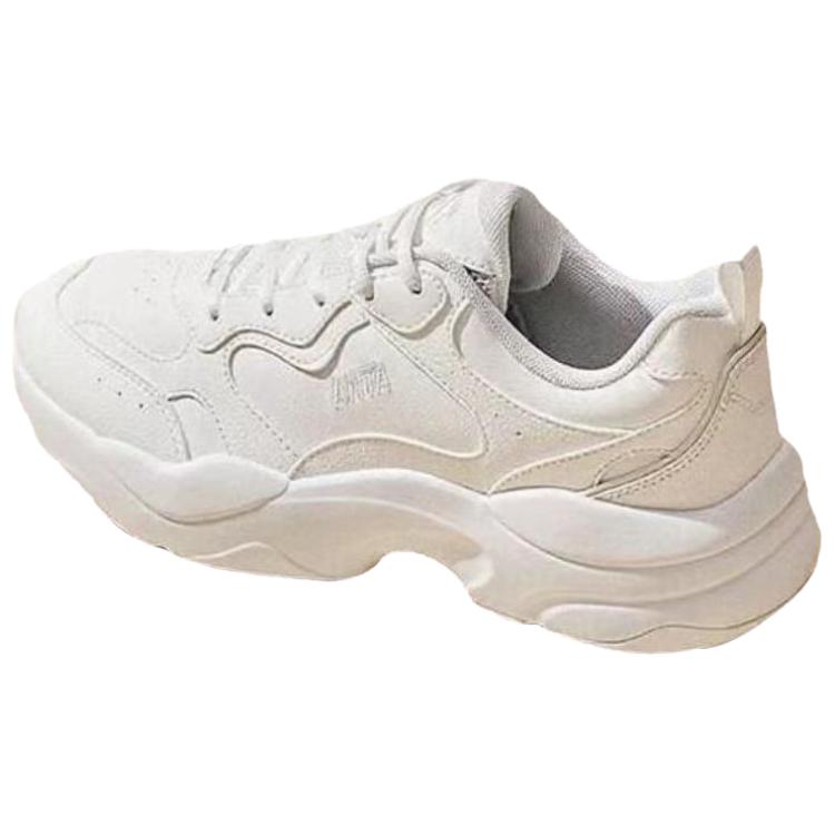

New Anta Life Collection Shock Absorbers Slip Resistant Breathable Low Top Chunky Sneakers Women s Papyrus White 122538814-1 39