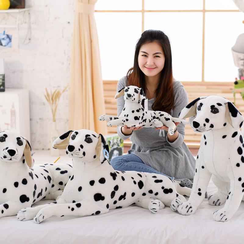 90Cm Grande Dimensione Animali Domestici Simulazione Peluche Cane Dalmata Realistico Levriero Morbido Bambola Ripiena Cuscino Realistico Regalo di Compleanno