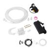 Outdoor Misting System Efficient with 29.5ft Pump Filter Nozzles Power Supply Garden Mist Hose Kit f