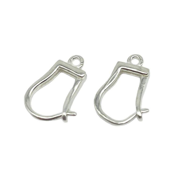 Yansheng S925 Sterling Silber Ohrhaken und Ohrstecker für DIY Schmuck