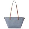 Fendi Roll Reversible Design Gold Accents Metal Details Cotton Tote Bag Shopping Bag Shoulder Bag Small Women tote bags blue 8BH424-AUT4-F1SXQ