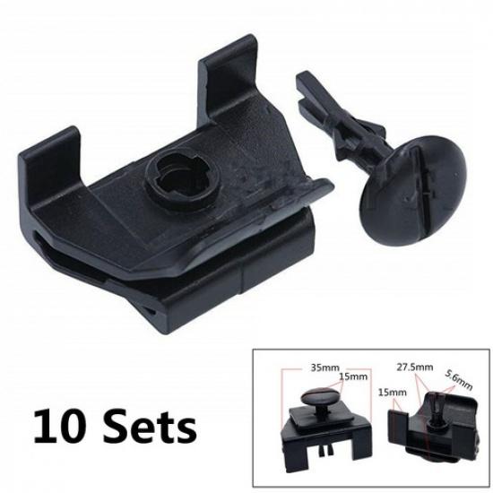 10 Sets Front Fender Bumper Cover Clip & Pin Kit For Toyota Camry Corolla Lexus