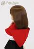 MDD MSD compatible cute ruffled hooded 40cm BJD doll clothes [Petite Marie] 1/3 cape, red, doll, [Petite Marie] [No.0085]