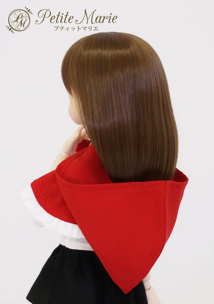 MDD MSD compatible cute ruffled hooded 40cm BJD doll clothes [Petite Marie] 1/3 cape, red, doll, [Petite Marie] [No.0085]