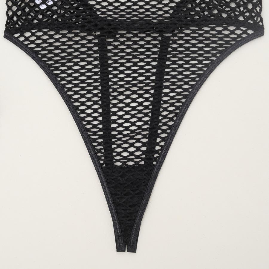 Sexy Fishnet See-Through Erotic Lingerie Bodysuit 1720