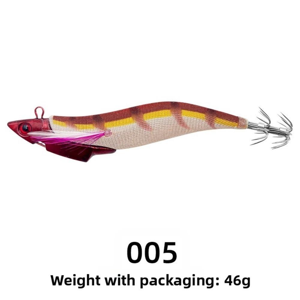 39g Weight Sinking Bait Lure Sinking Design Shrimp Squid Lure Outdoor Fishing 005
