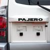 Per Mitsubishi Pajero Auto 3D Lettere Metalliche Logo Badge Decalcomanie Adesivo Auto Auto Bagagliaio Posteriore Emblema Alfabeto Adesivi Styling