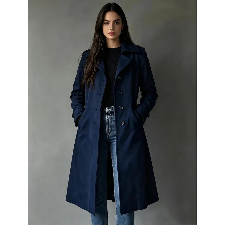Women`s Autumn Winter Jacket Collared Suede