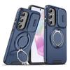 Magnetic Phone Case For Samsung Galaxy A55 A56 A36 A26 A54 A14 A35 A25 A15 A16 5G Folding Bracket Slide Camera Protection Cover