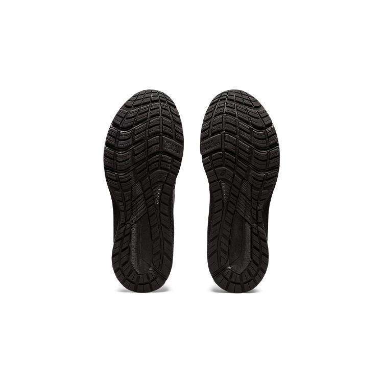 ASICS GT 1000 Leather 2 Cushioning Abrasion Resistant Rebound Breathable Support Low top Kids' Running Shoes Black 1134A016-001