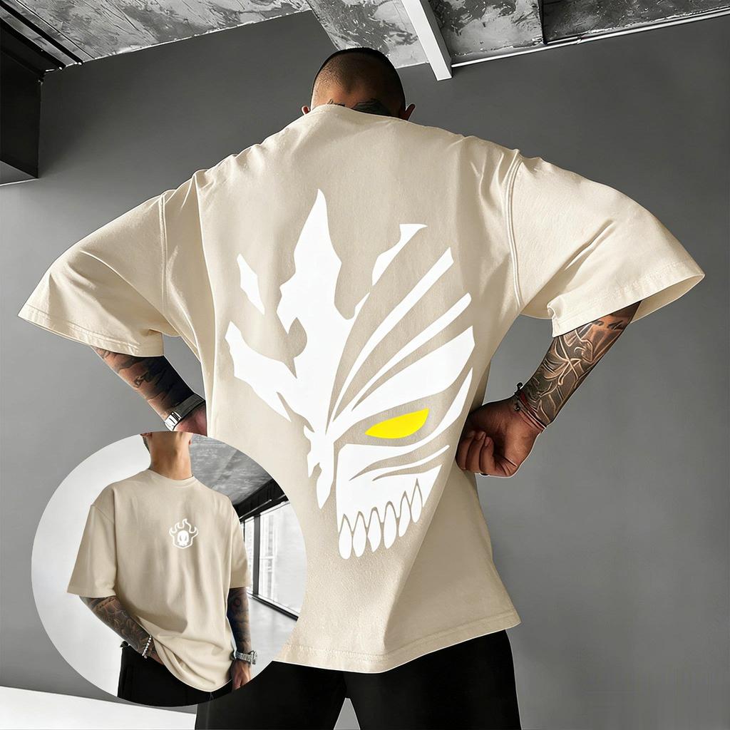 Oversized Vintage Graphic T Shirt Men Women Short Sleeve Tee Japanese Anime Print 2026 Summer Y2k Streetwear Casual Top Harajuku