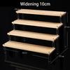 Acrylic Wooden Display Riser Stand for Funko POP Figures,Earring Ring Holder Cupcake Stand,Perfume Stand Organizer Display