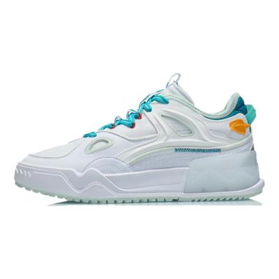 Li Ning CF Flash Star Pohodlné Ležérne Tlmiace Nárazy Ľahké Protišmykové Priedušné Nízke Tenisky Dámske tenisky Biela Modrá AGCR290-2