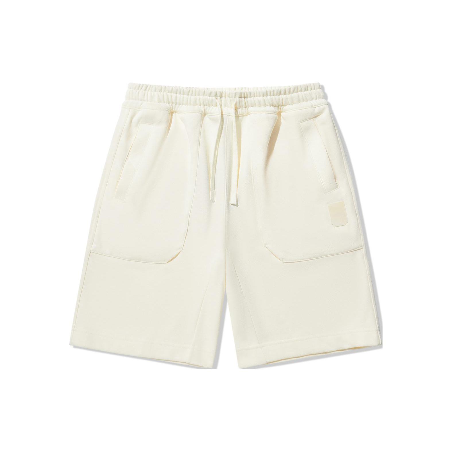 Li Ning Li Ning X Jackie Chan Kung Fu Collection Casual Shorts Men s Papyrus White AKSU147-2 L