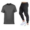2025 Pure Cotton Round Neck T-shirt & Lightweight Long Pants Set