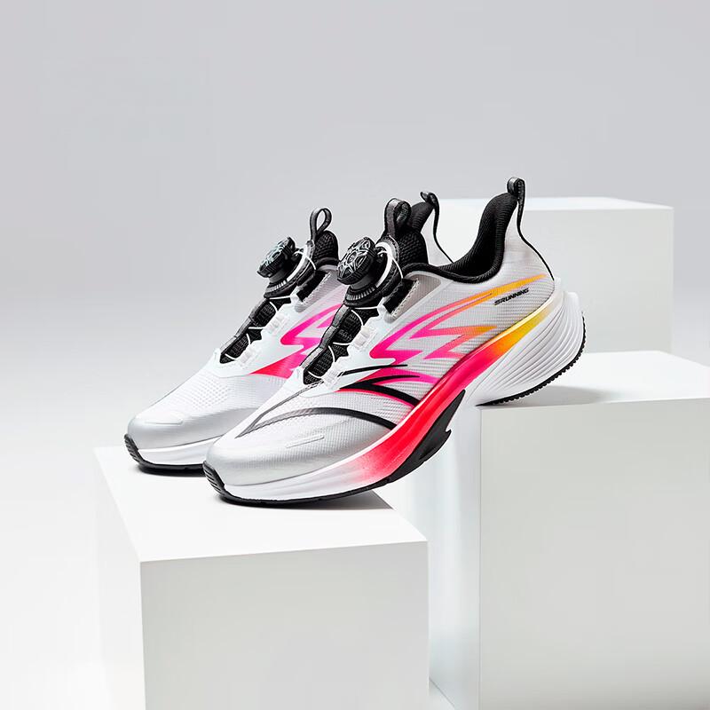 Anta Kids Hailang Lite 2.0 Sports Comfortable Shock Absorption Wear-Resistant Breathable Low-Top Running Shoes Kids Running Shoes 312435513-4