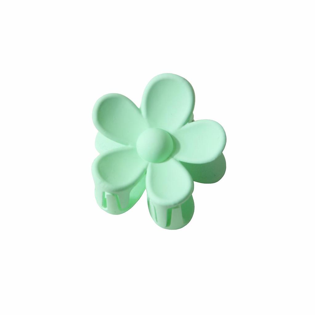 Colorful 3.5cm Sweet Flower Hair Claw Clip for Ponytails