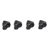 4pcs RC Crawler Link Mount Black Coating Increase Front Rear Axle Weights Brass Axle Link Rod Mount 