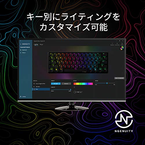 HyperX Alloy Origins 60 Compact RGB Mechanical Gaming Keyboard with 60% Layout, HyperX Switches, and a 2-Year Manufacturer Warranty (HKBO1S-RB-US/G) (