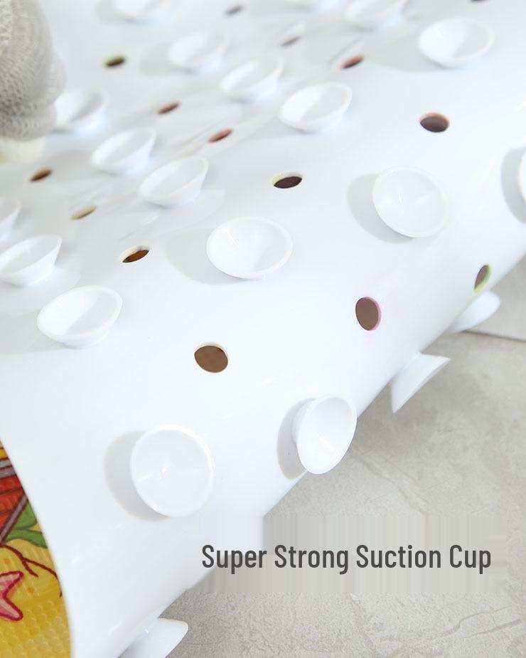 Tappetino antiscivolo in PVC per vasca da bagno - Sott'acqua, Cartoon Esteso, Tappetino da Pavimento per Bambini, 100x40cm