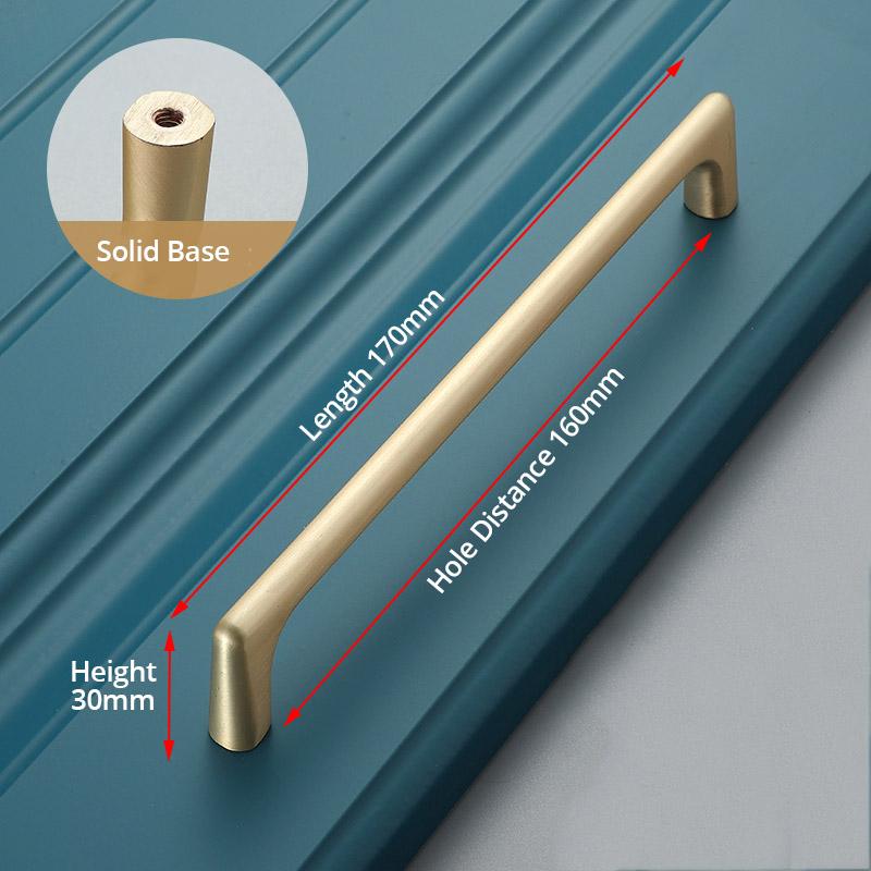 KAK Zinc Alloy Pearl Gray Gold Cabinet Handles Solid Drawer Knobs Kitchen Cupboard Door Pulls Furniture Handle Cabinet Hardware