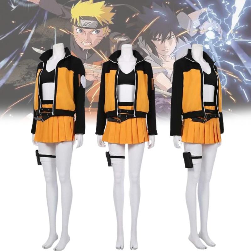 Stylish Shippuden Female Cosplay Costume Anime Themed Polyester Outfit